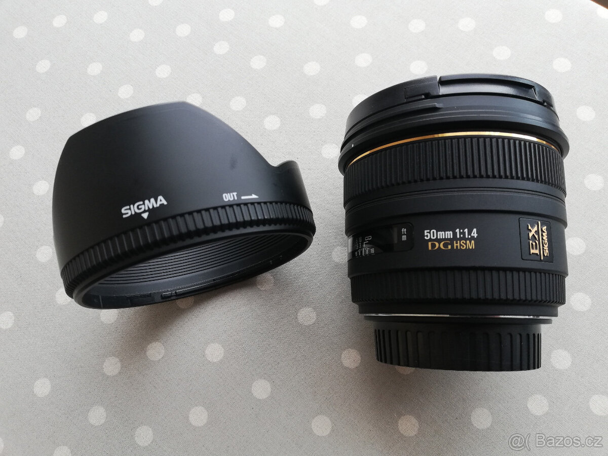 Sigma 50mm f/1.4 EX DG HSM pro Canon