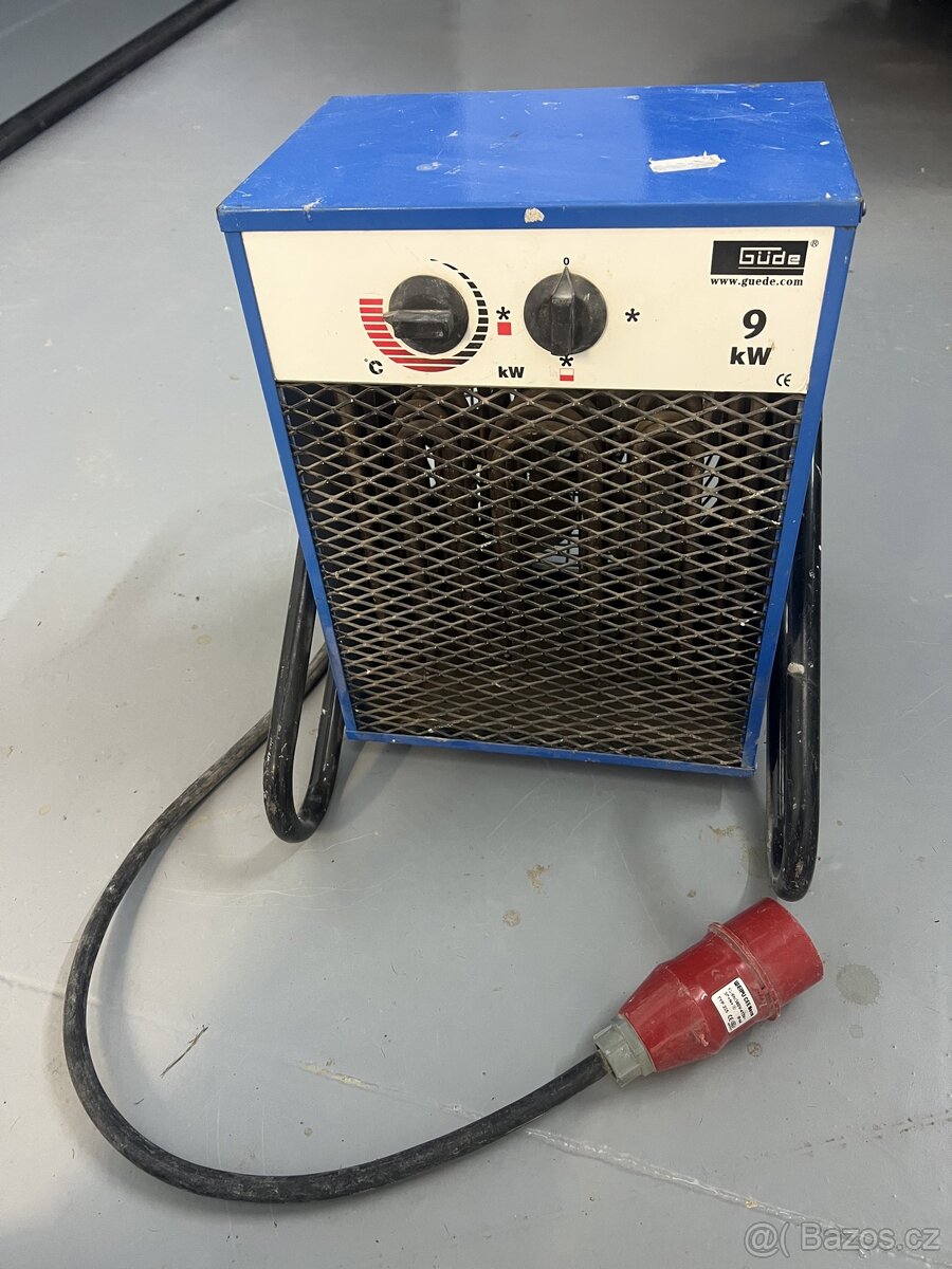 Elektrický ohřívač Gude 9kW