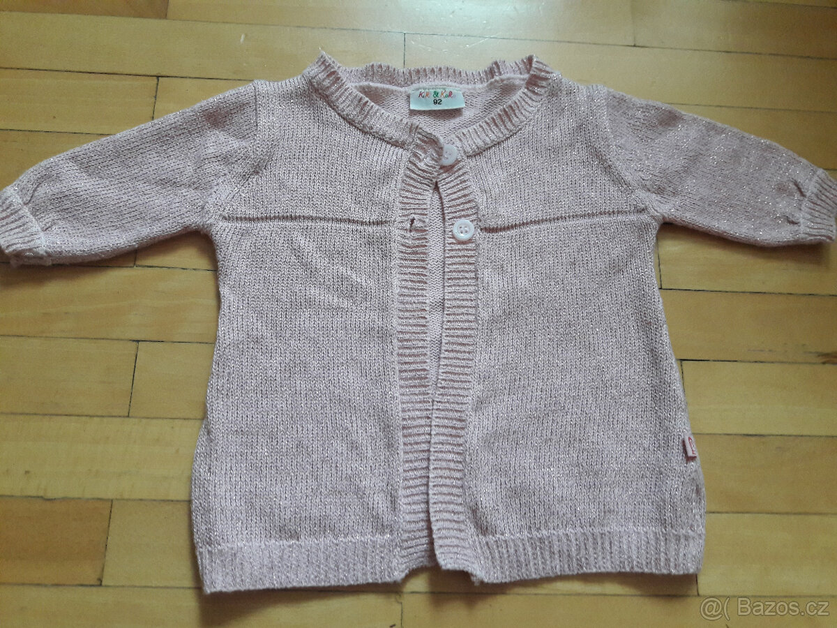 dívčí svetřík s 3/4 rukávem vel.92
