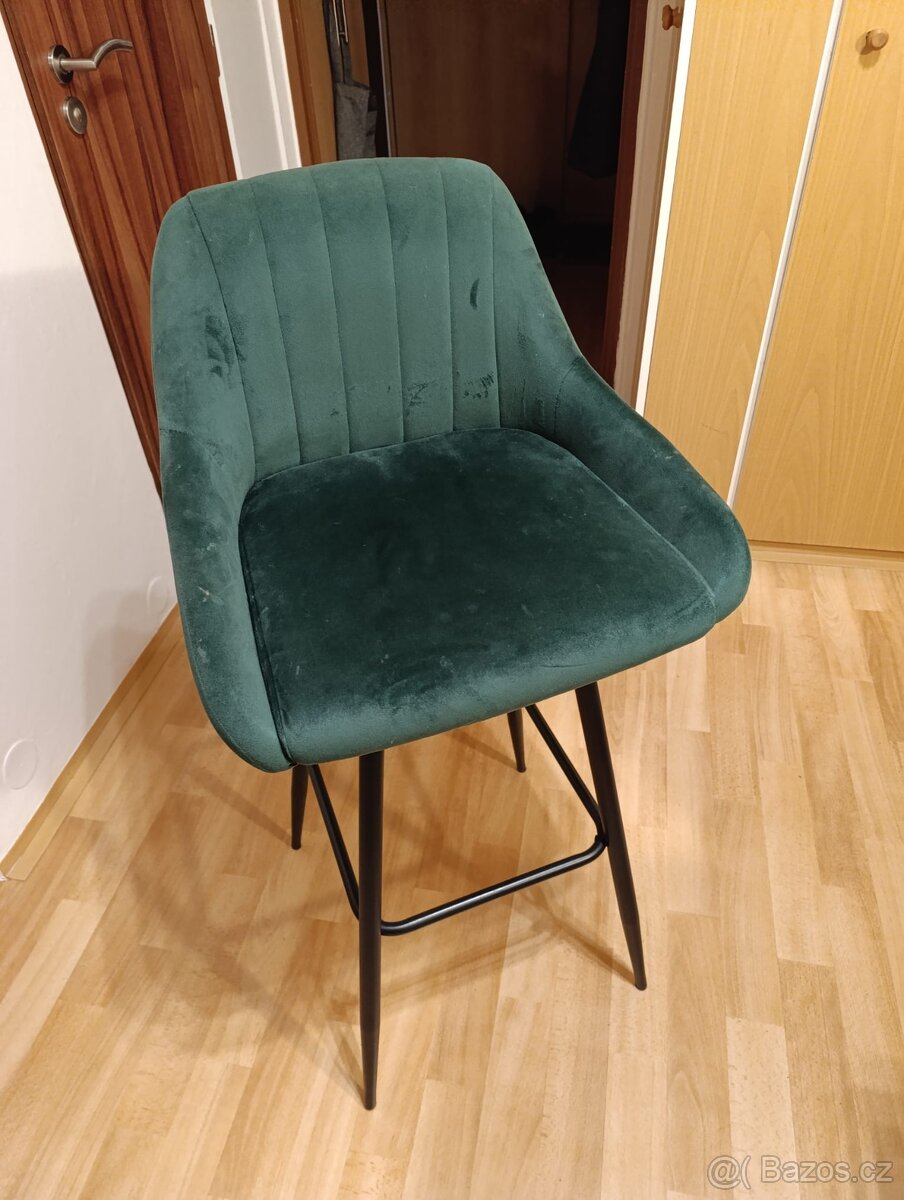 Čalouněné barové židle