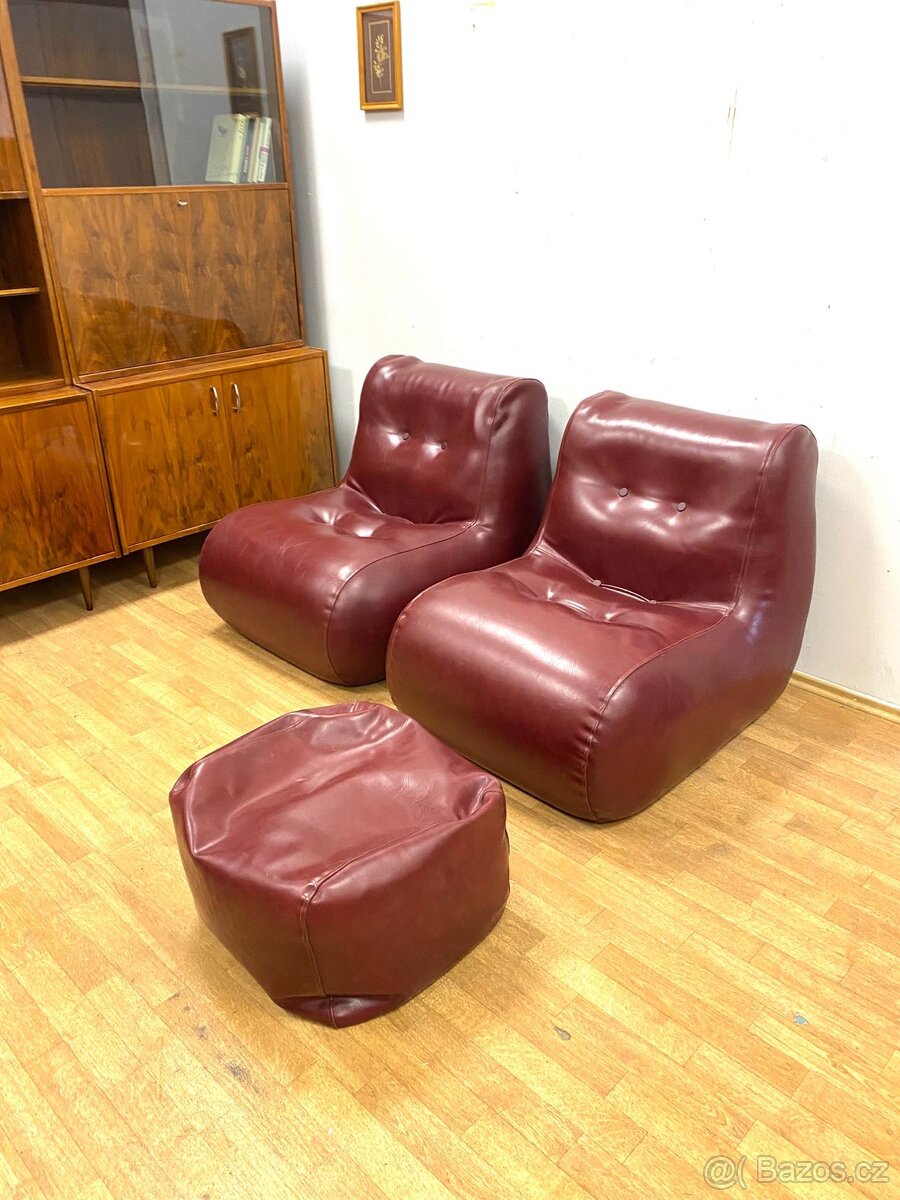 Retro křesla 70. léta Space Age