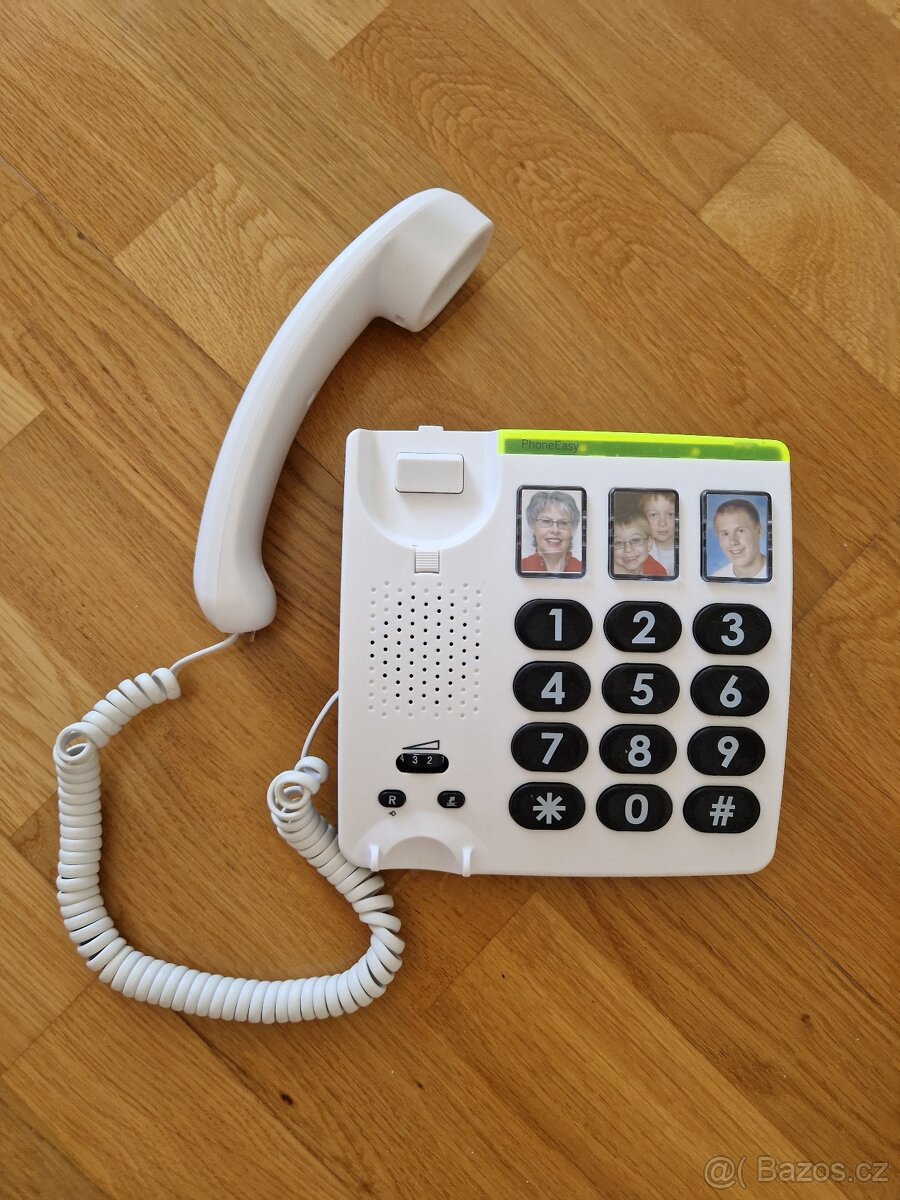 Telefon pro seniory a nedoslýchavé