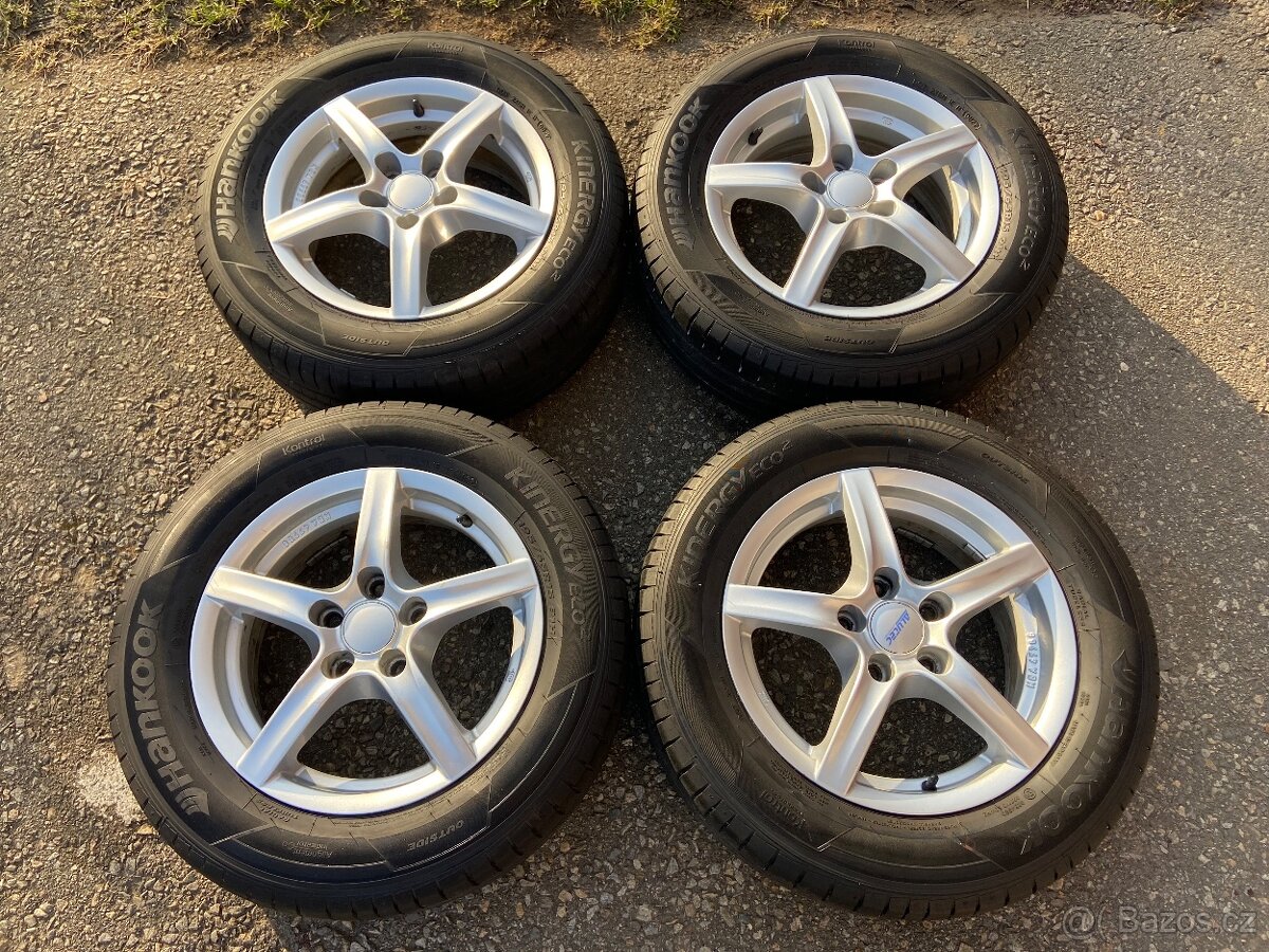 Sada alu kol Alutec s letními pneumatikami Hankook 195/65R15