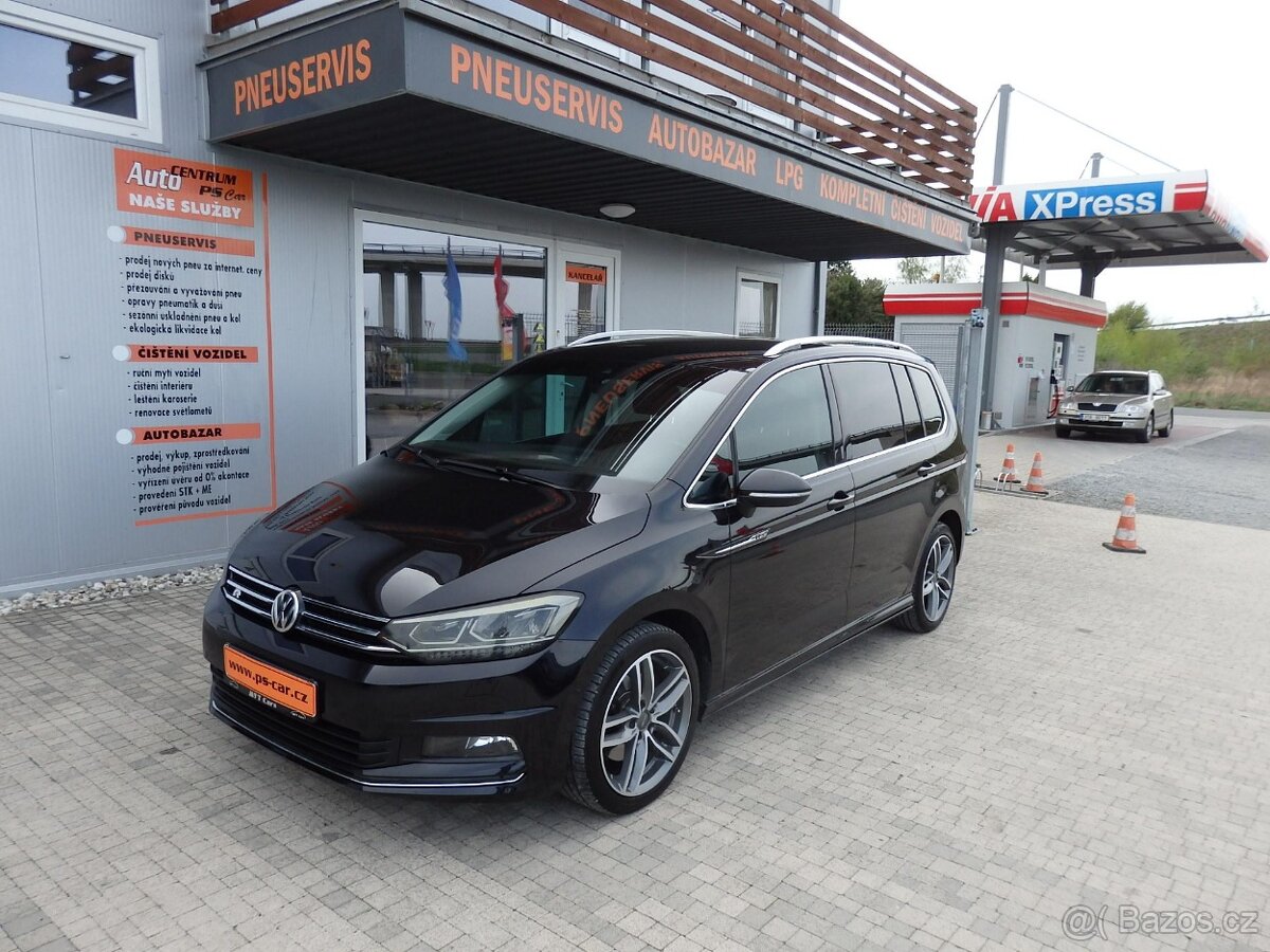 VW TOURAN 2.0 TDI 140KW DSG HIGHLINE 2018 ODPOČET NAVI LED