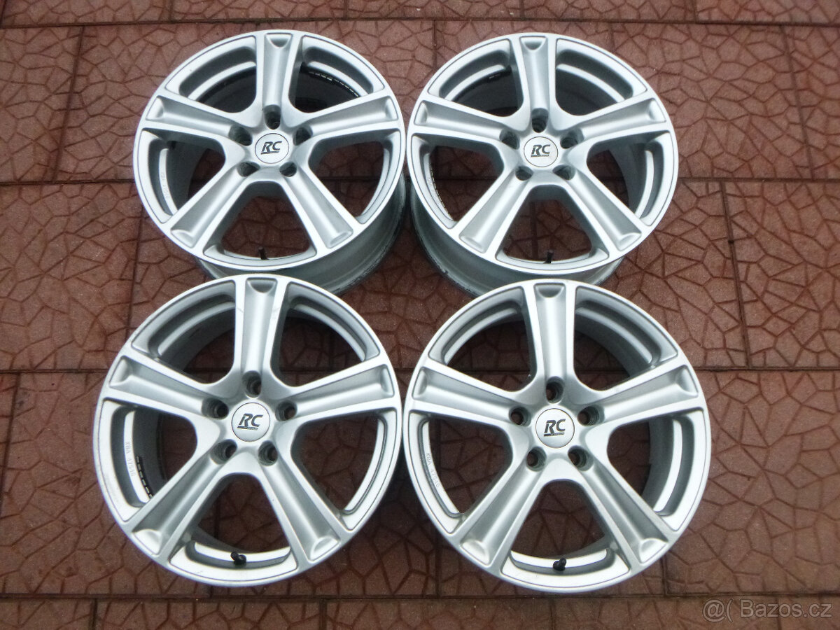 Alu sada disky kola originál RC Germany 5x114,3 7,5Jx17 ET38