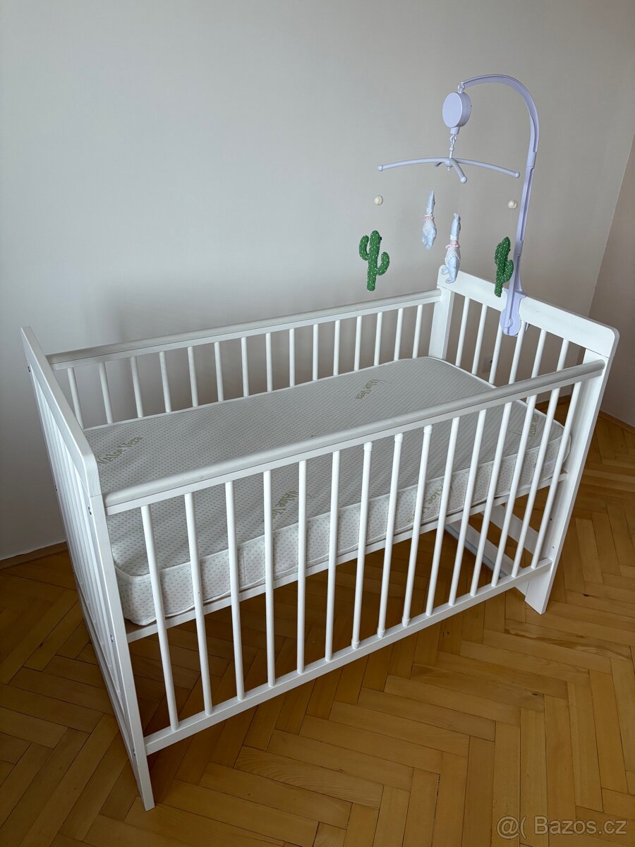 Dětská postýlka Tomi se šuplíkem