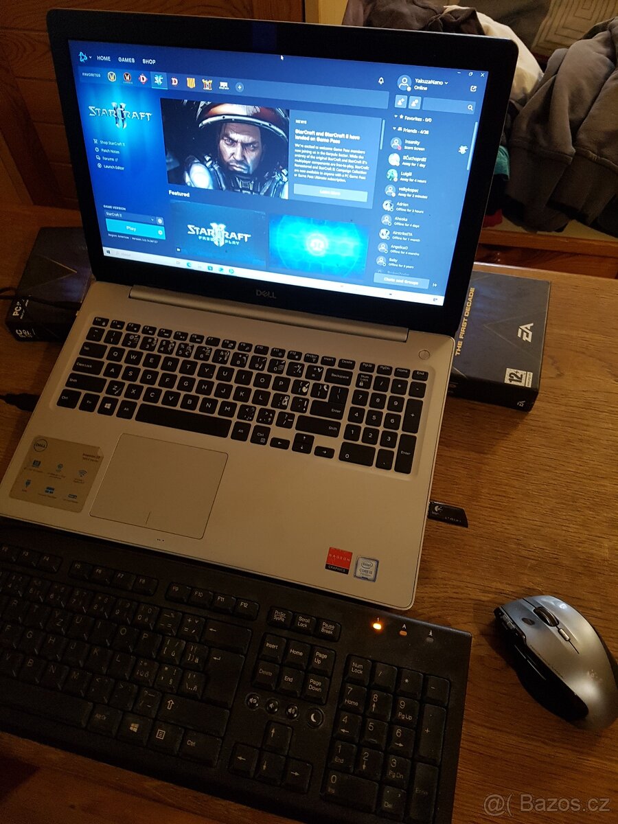 Notebook Dell inspiron 15 5000 series, grafická karta Radeon