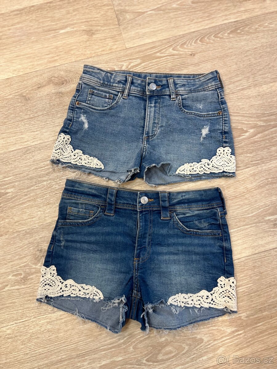 Dívčí riflové kraťasy 152,158 H&M