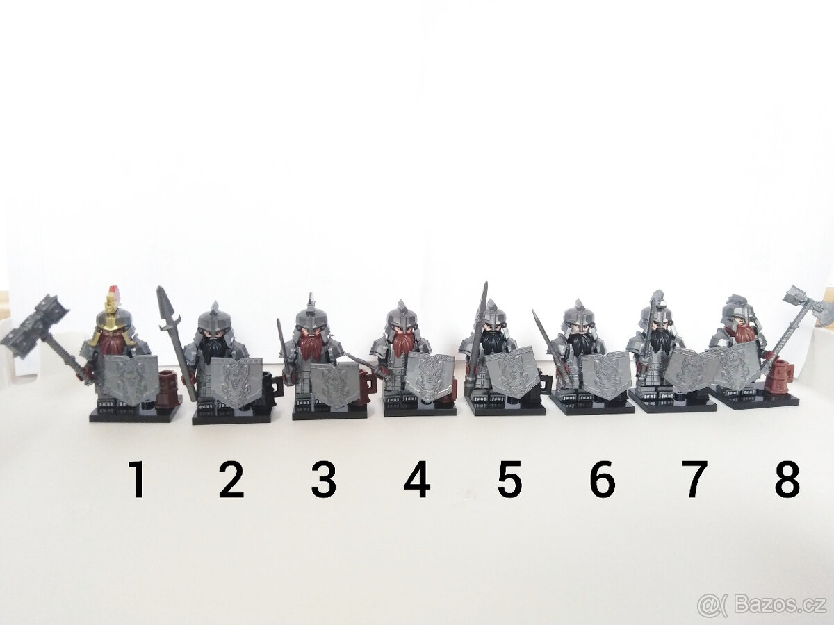 Minifigurky Pán prstenů - Trpaslíci I