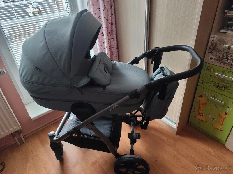 Kočárek Tutis Uno 3+, 2V1, zdarma autosedačka Cybex Aton 5