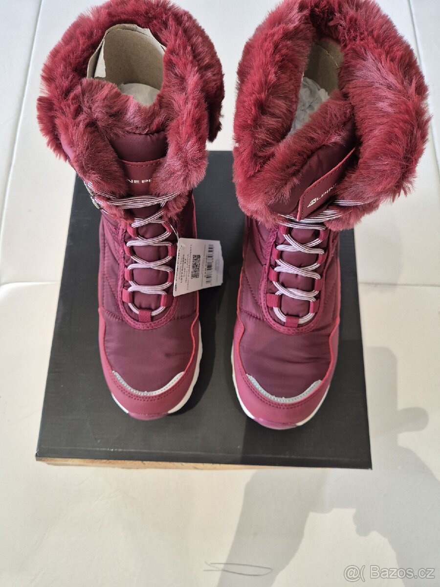 Dámské teplé boty alpine pro vel.37