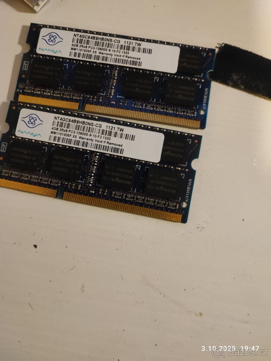 Nanya 2 x4GB DDR3 SO-DIMM