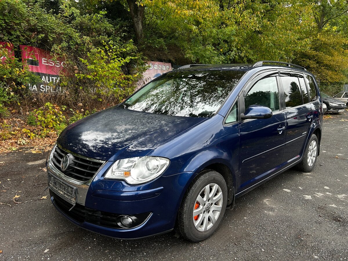 Volkswagen Touran 1,9 TDi 77kW, r.v. 2008, 7 míst