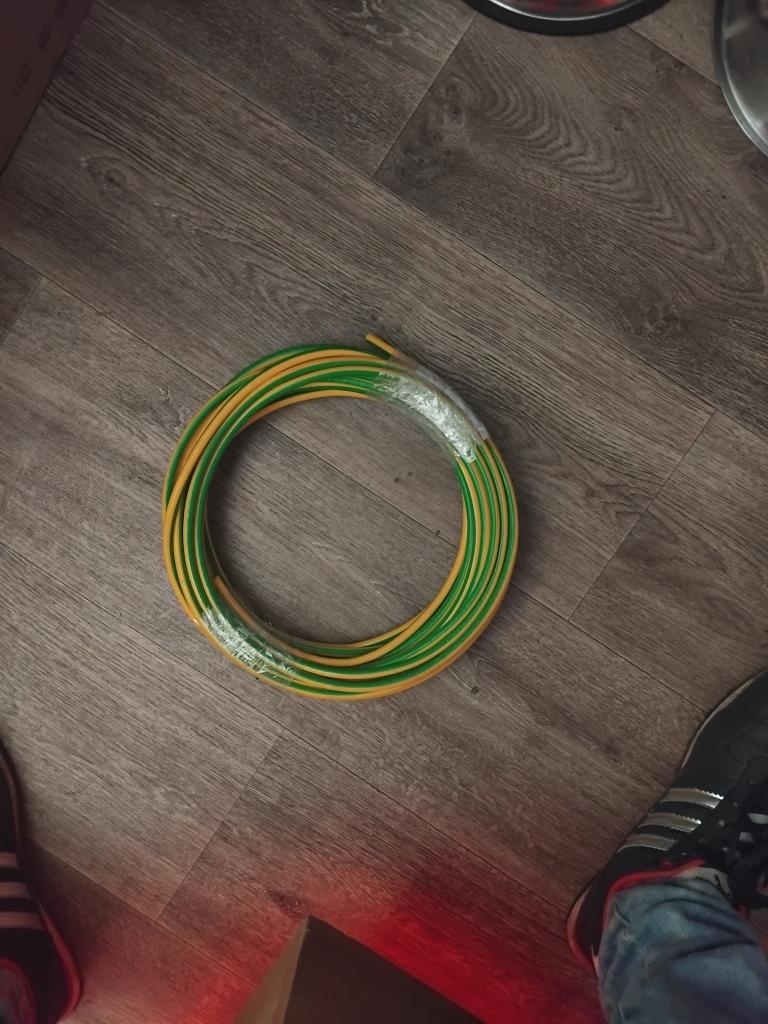 Vodič H07V-K CYA, lanko Cu 16mm2, žlutozelený