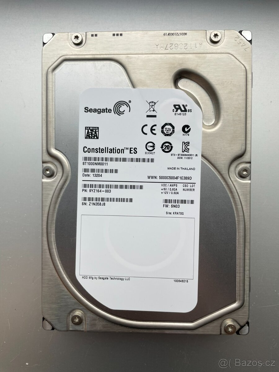 Pevný disk HDD 3.5" SATA - 1000 GB
