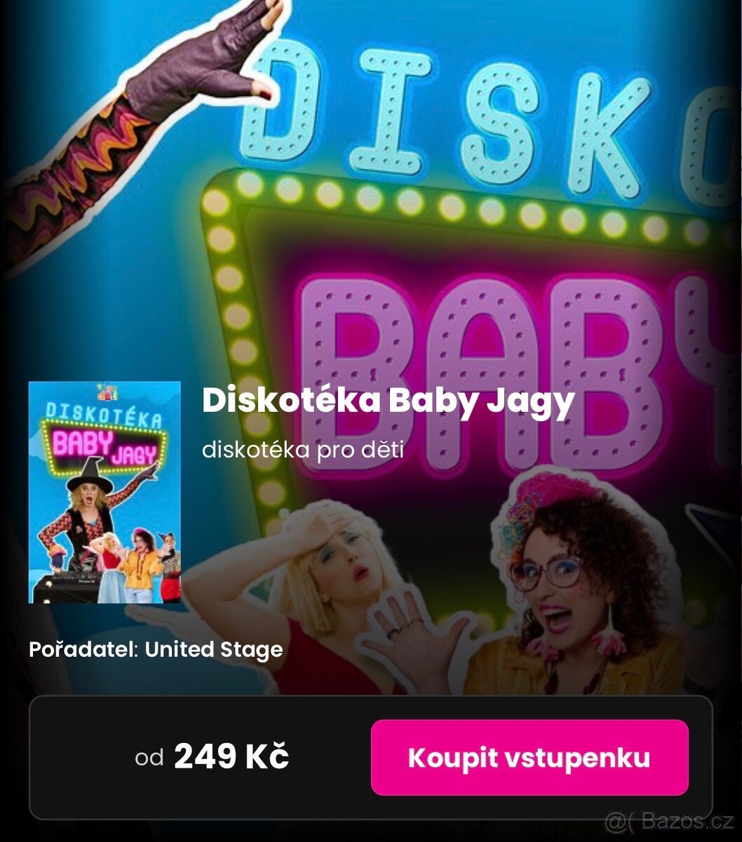 Diskoteka baby jagy helloweenska 26.10.25 Praha karlin