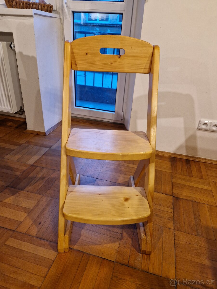 Dětská židle smrkové dřevo