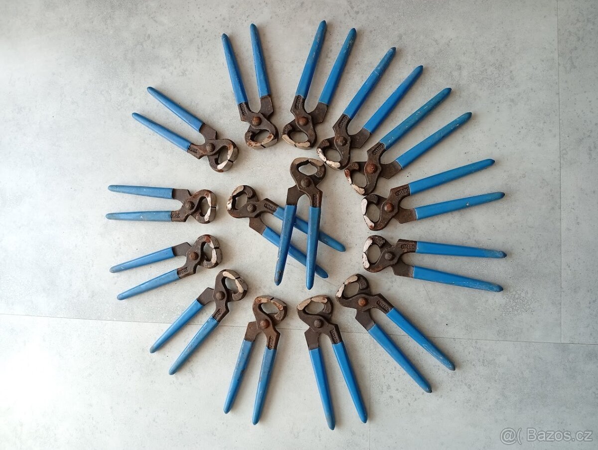 Kleště na hřebíky, štípací Zbirovia Czechoslovakia