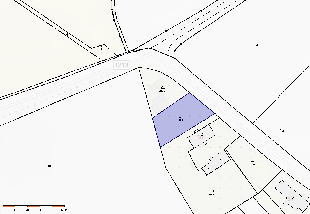 stavební pozemek 1085 m2