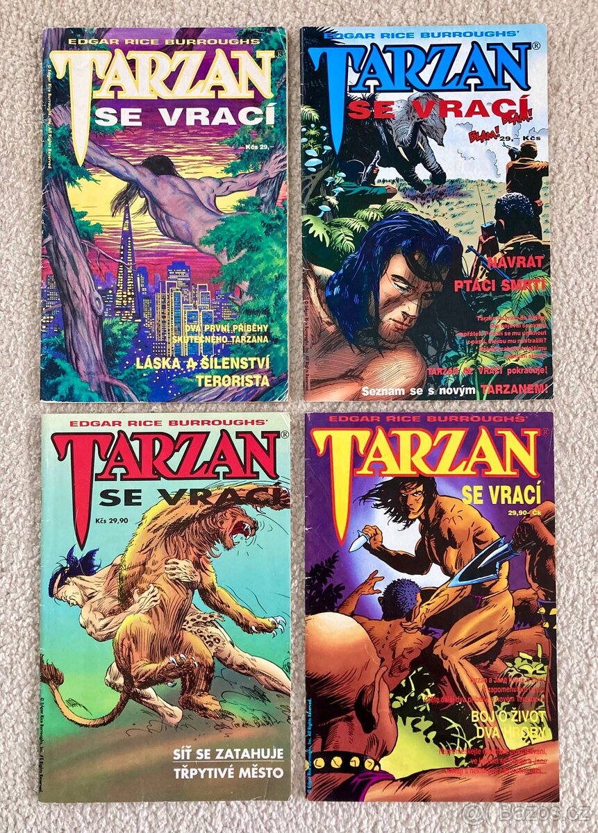Tarzan se vrací (1992) - Semic Slovart komplet