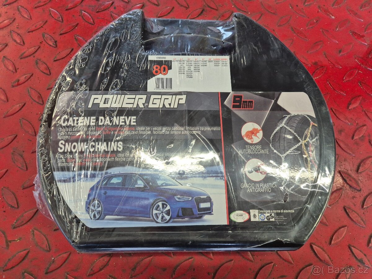 sněhové řetězy POWER GRIP 9mm 195/65R15, 205/60R15,195/60R16
