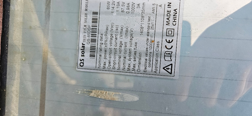 Solární panely QS Solar 85 W