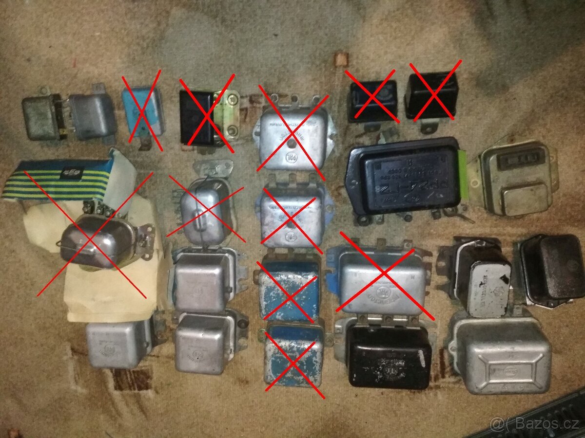 relé na staré vozy škoda,trabant