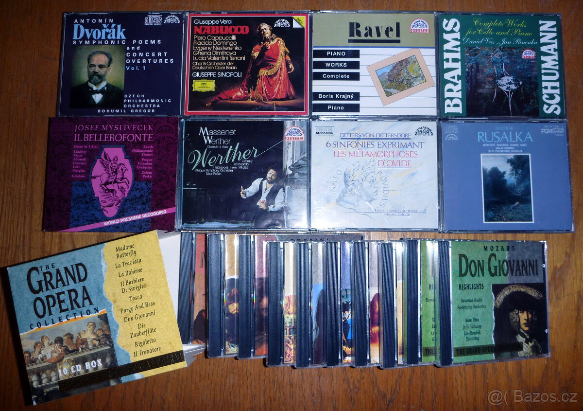 CD vážná hudba 30,-/kus