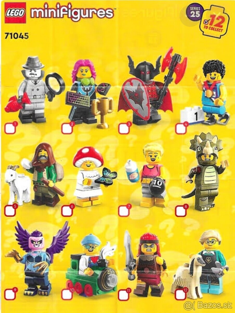 Lego minifigures series 25 nové neotvorené