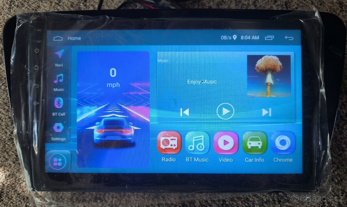 2DIN autorádio s Androidem Škoda Octavia 2,3-Wi-Fi, USB, GPS