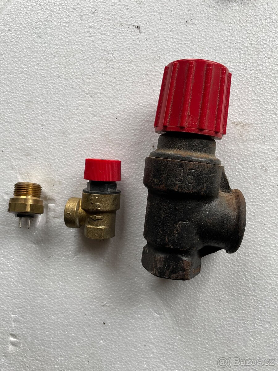 Čidlo teploty + 2 x ventil