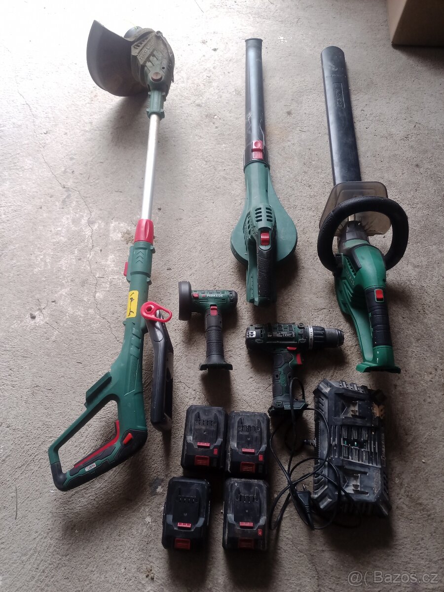 Nářadi Parkside+4x baterie
