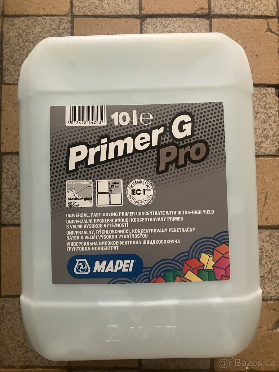 penetrace Mapei Primer G Pro 10l