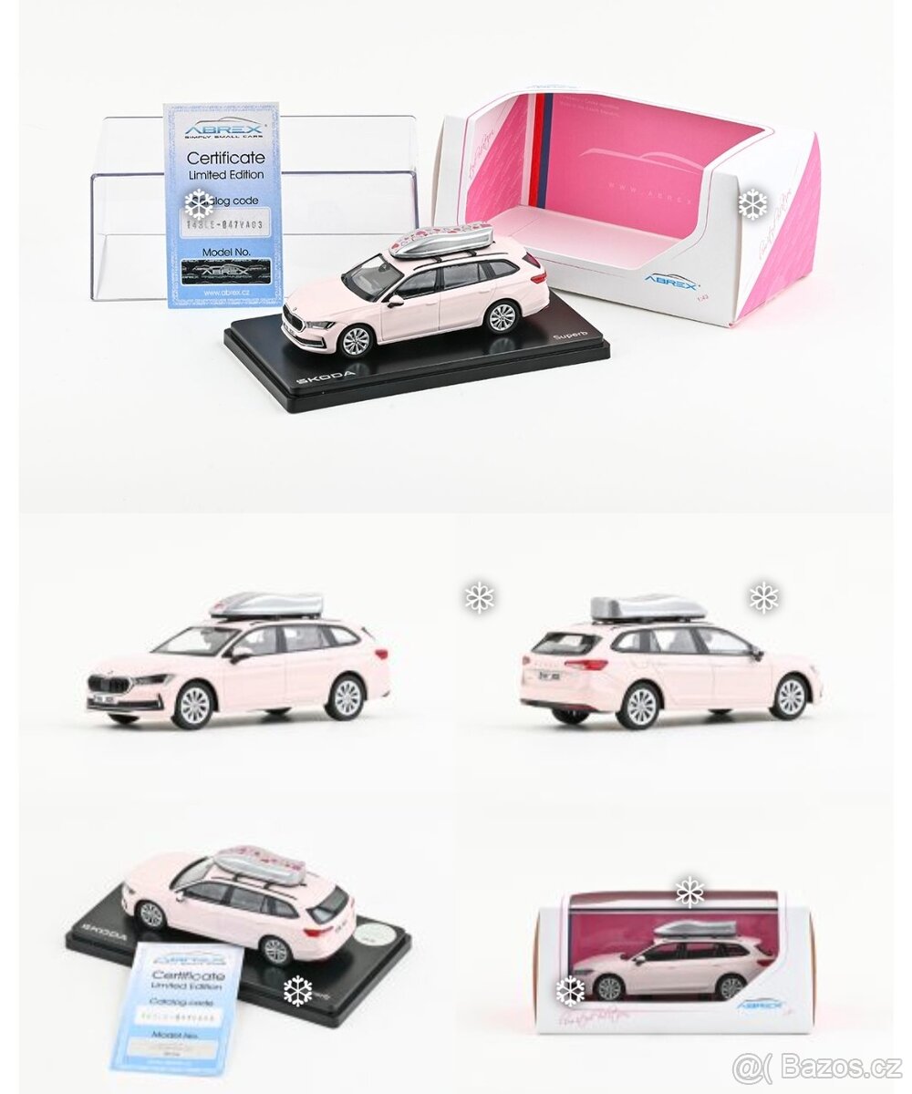 Škoda Superb IV Combi 1:43 - Valentýn 2025