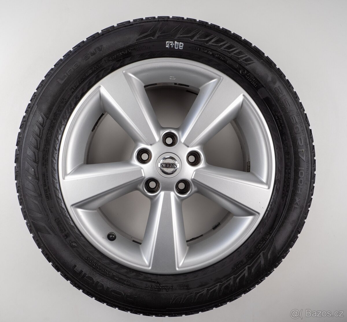 Nissan Qashqai - Originání 17" alu kola - Letní pneu