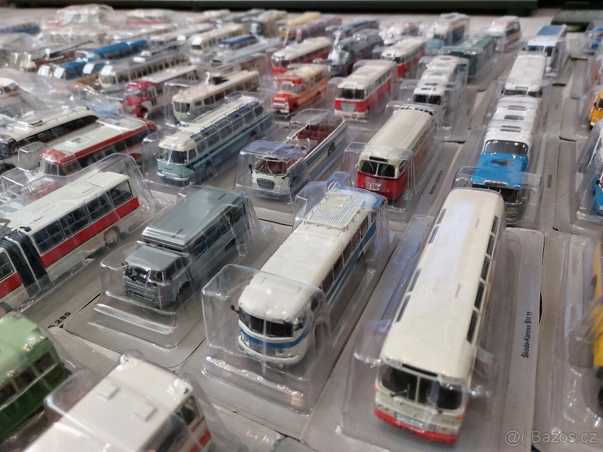 Prodám kolekci autobusů - komplet