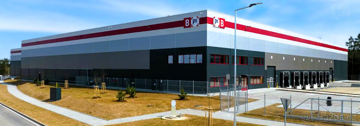Pronájem skladových prostor 8394 m² s kancelářemi 507 m²