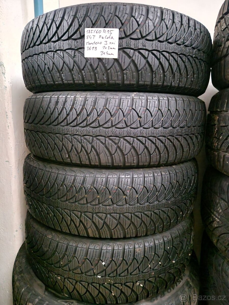 185/60 R15 84T zimní pneu Fulda