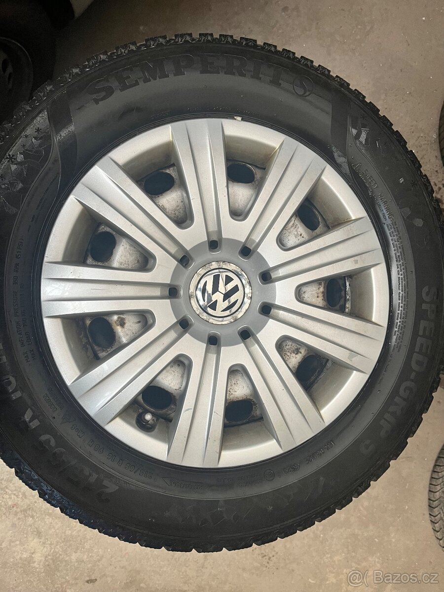 Prodám pneu 215/65/16 zimní 5x112