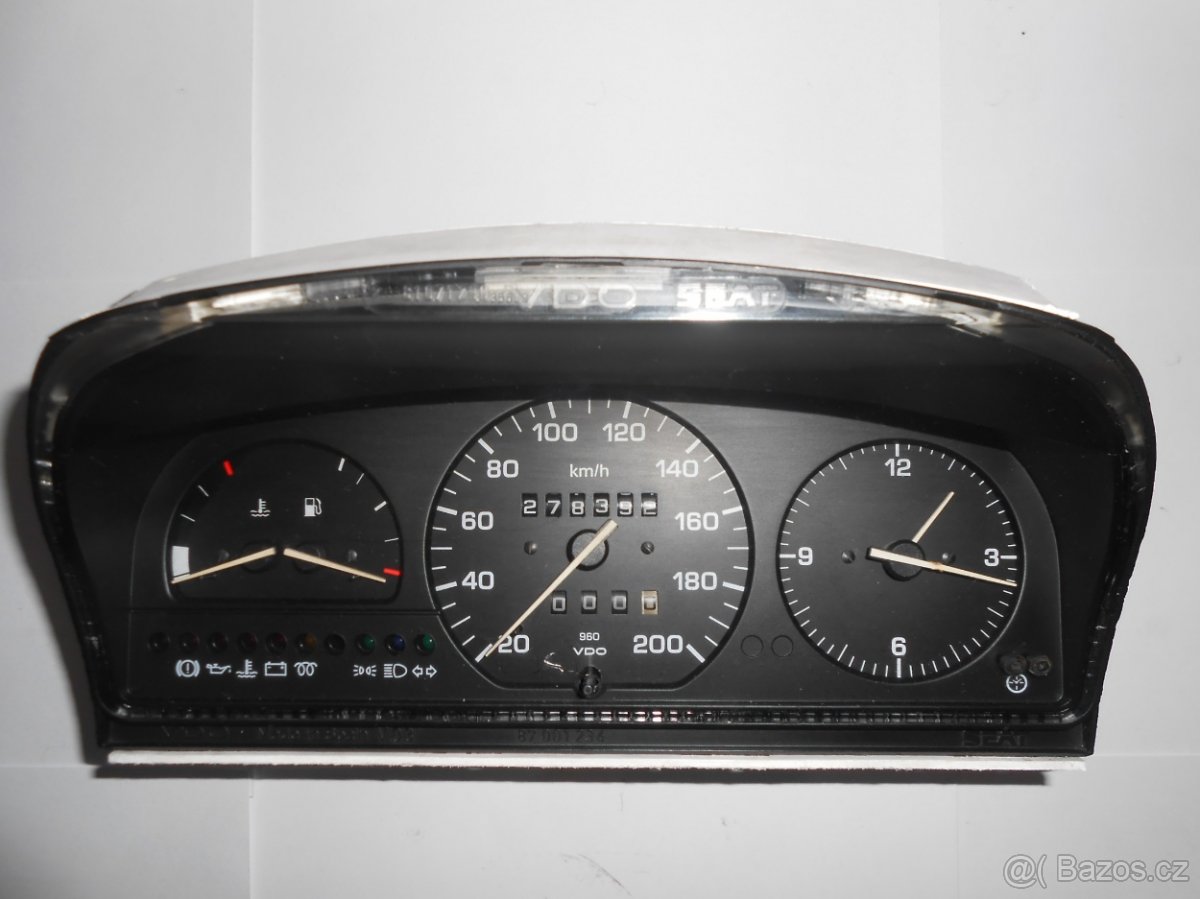 Budiky Seat Toledo / bez otačkomera /