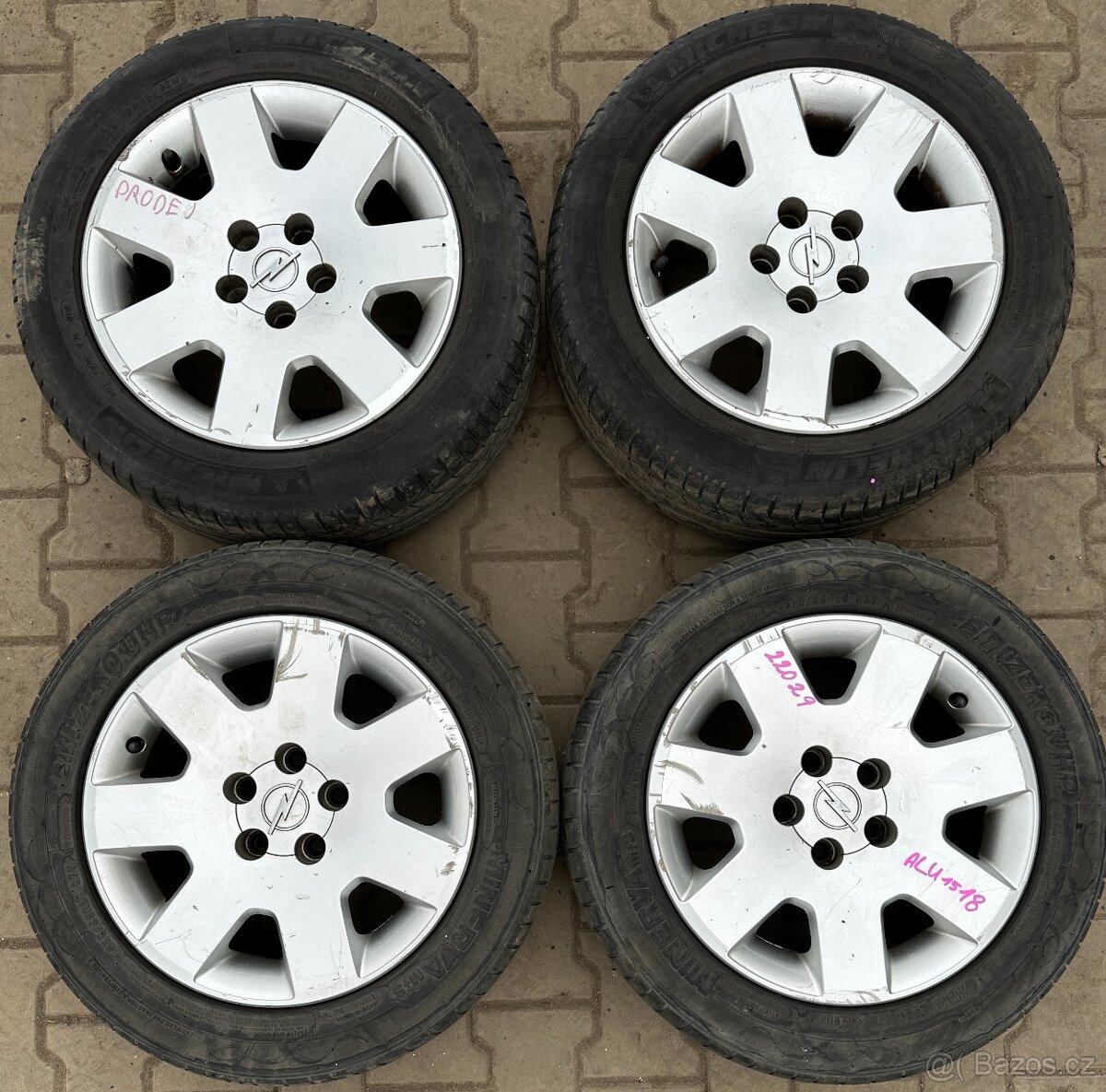 Prodám ALU kola Opel č. 1518