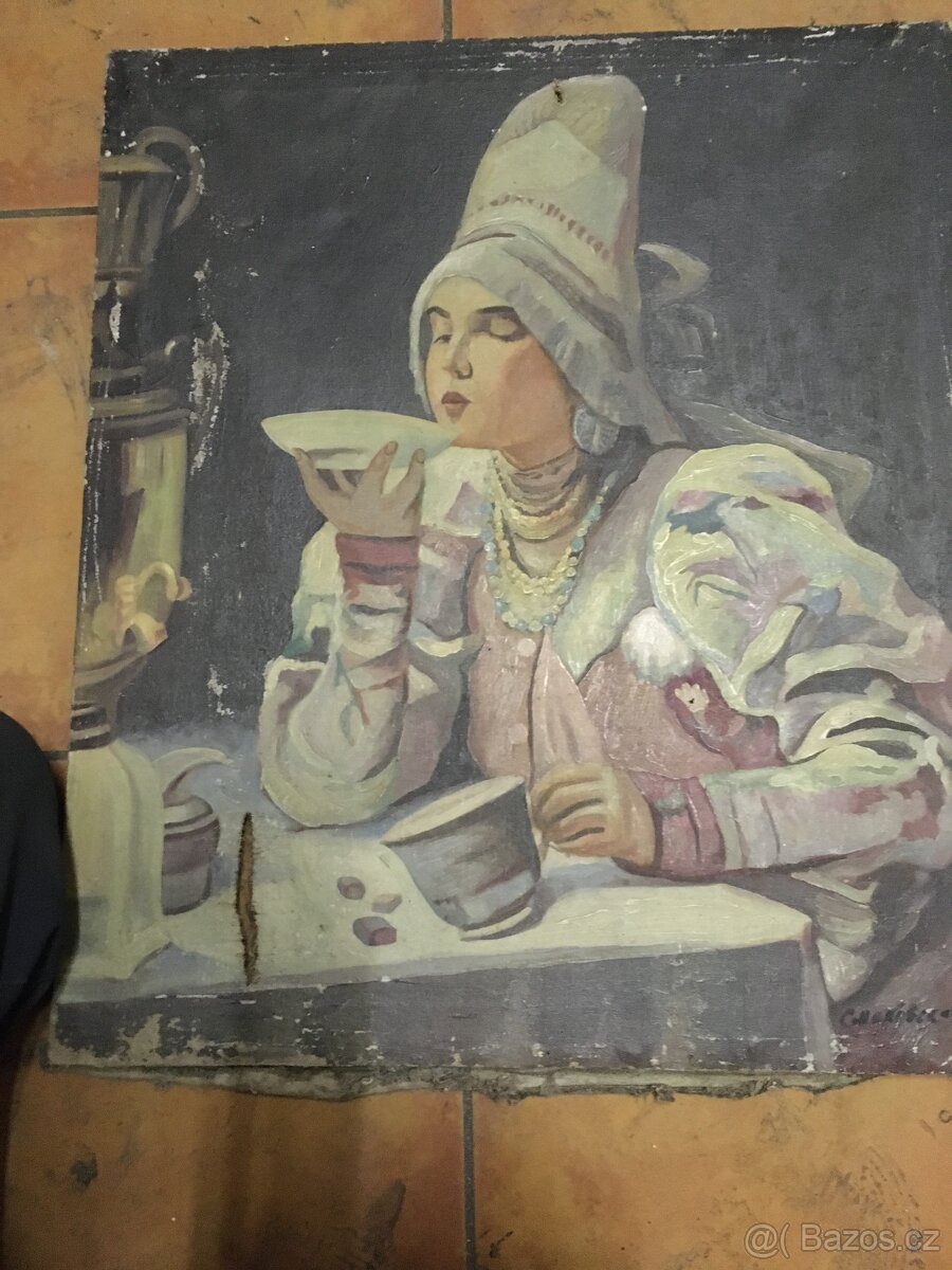 2 ks dost staré obrazy dle fotek