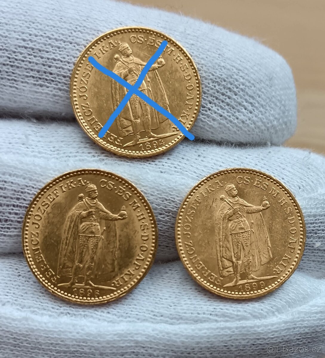 Zlaté 20koruny RU KB František Josef I..