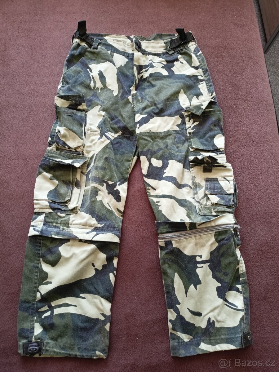 Maskáčové kalhoty