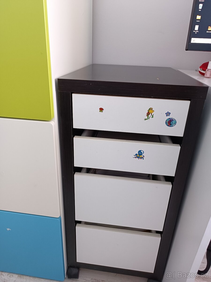 Kontajner - zásuvkový dil na koleckach Ikea