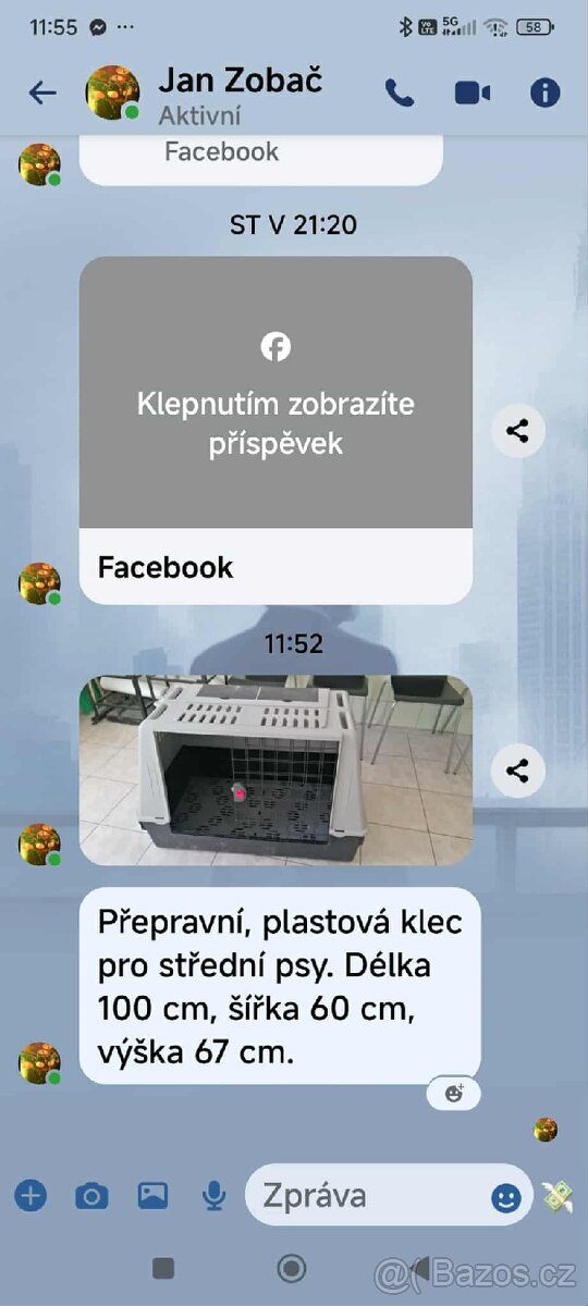 Klec na psa