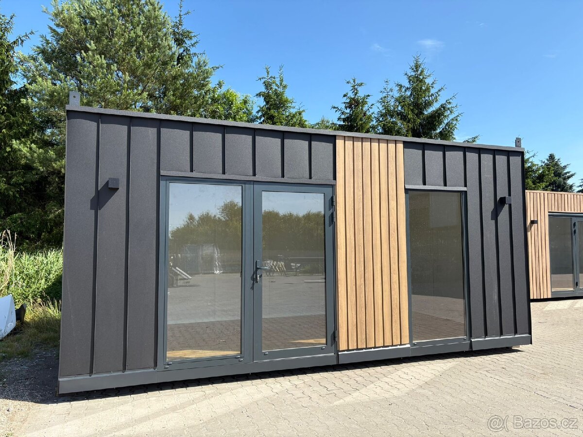 Kontejner PIR 100 6x3 Chata, Kancelář, Obchodní prostory