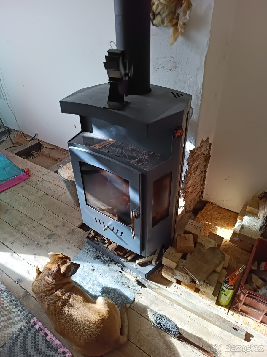 Krbová kamna s výměníkem