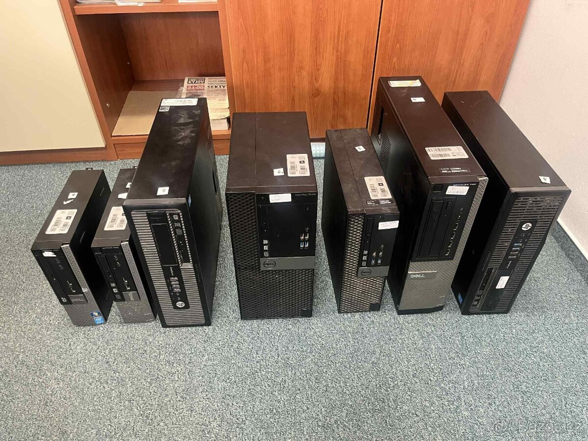 Kancelářské počítače, Dell a HP
