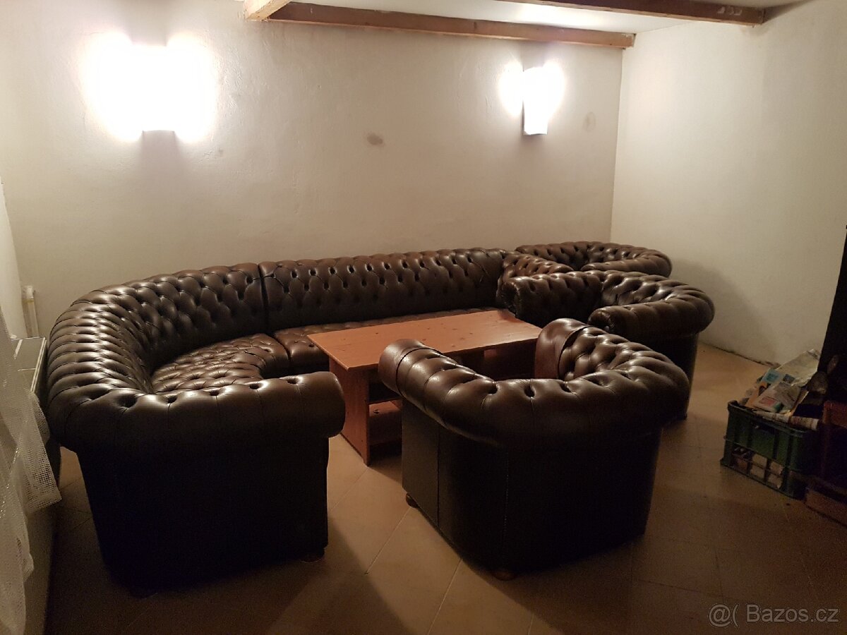 Chesterfield sedaci souprava